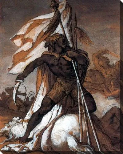 Картина Композиция с воином (Composition with warrior)