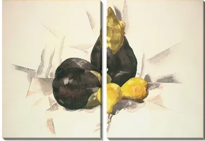 Картина Баклажаны и груши