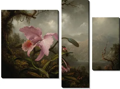 Картина Орхидея и Колибри