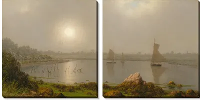 Картина Йоркская гавань, побережье штата Мэн