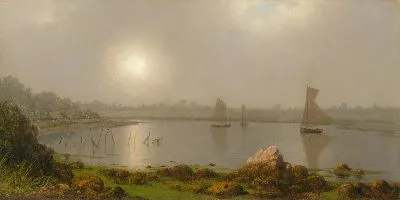 Картина Йоркская гавань, побережье штата Мэн