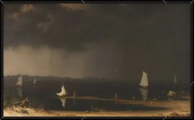 Гроза в заливе Наррагансетт