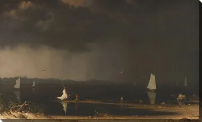 Картина Гроза в заливе Наррагансетт
