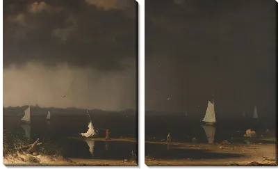 Гроза в заливе Наррагансетт