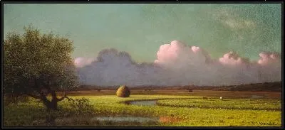 Картина Солнечный свет и тень: болота Ньюбери