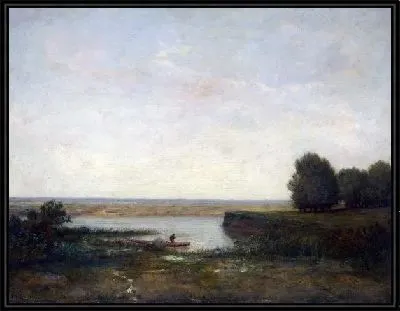 Картина Речной пейзжа (River Scene)