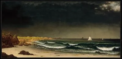 Картина Приближается шторм: пляж близ Ньюпорта