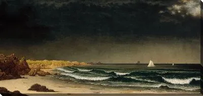 Картина Приближается шторм: пляж близ Ньюпорта