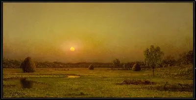 Картина Болотный закат, Ньюберипорт, Массачусетс