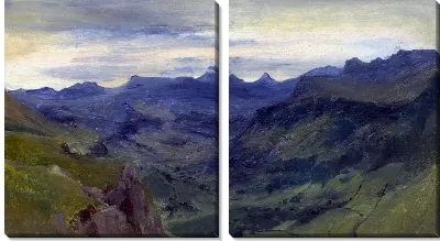 Картина Долина Сент-Винсент (The Valley of Saint-Vincent)