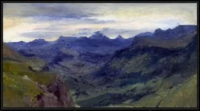 Картина Долина Сент-Винсент (The Valley of Saint-Vincent)