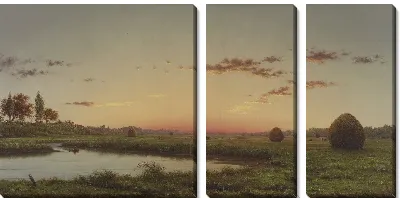 Картина Стога сена на болотах Ньюберипорта