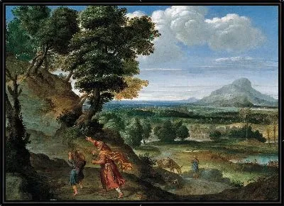 Авраам ведет Исаака на жертвоприношение