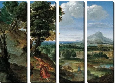 Авраам ведет Исаака на жертвоприношение