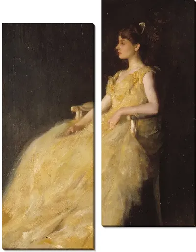 Картина Дама в желтом