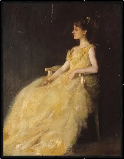 Картина Дама в желтом