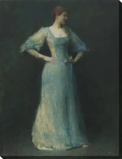 Картина Голубое платье