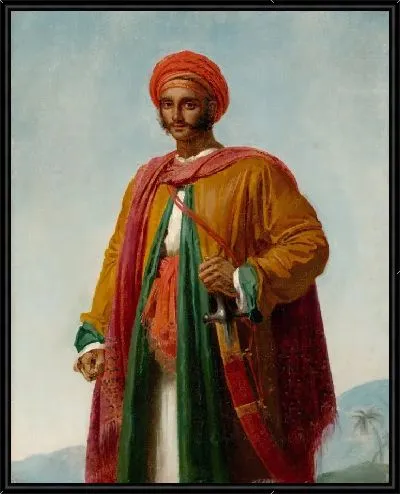 Картина Этюд для "портрета индейца"