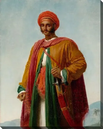 Картина Этюд для "портрета индейца"