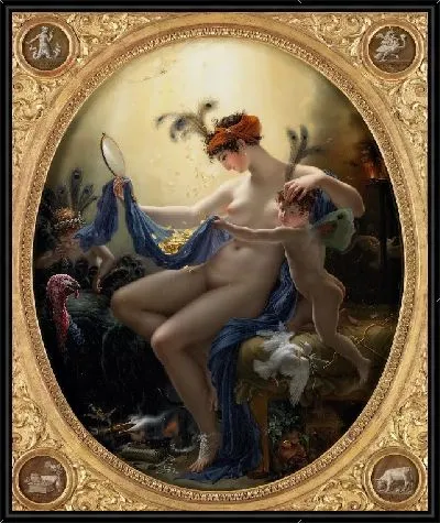 Картина Портрет мадемуазель Ланге в роли Данаи