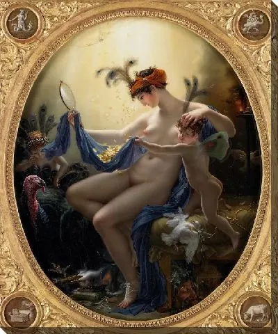 Картина Портрет мадемуазель Ланге в роли Данаи