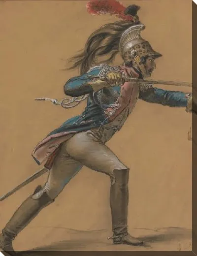 Картина Французский Драгун, готовящийся к "восстанию в Каире"