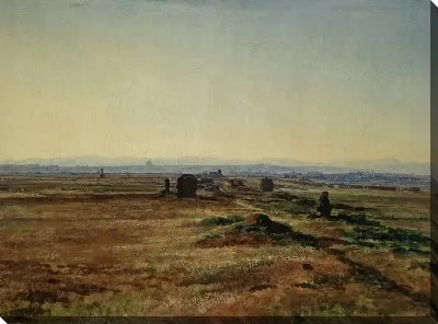 Картина Виа Аппиа на закате солнца