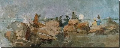 Картина Сумерки на пристани III