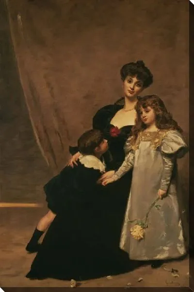 Картина Мать и дети (мадам Фейдо и ее дети)