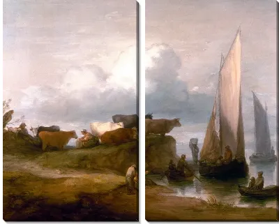 Картина Прибрежный пейзаж  (Coastal Landscape)