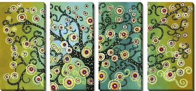 Модульная картина Арт дерево №467