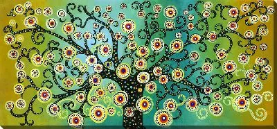 Картина маслом Арт дерево №467