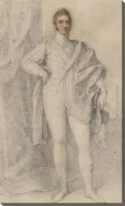 Картина Портрет Георгия, 5-го герцога Мальборо, с Бленхеймом на расстоянии