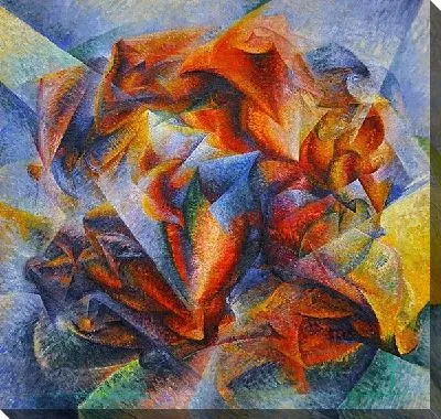 Картина Динамизм футболиста (Dynamism of a Soccer Player)