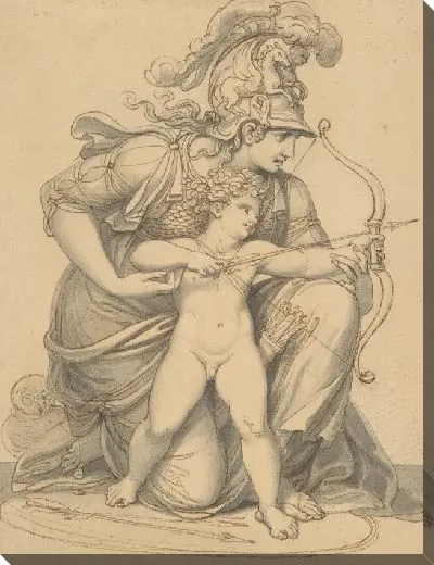 Картина Амур и Минерва