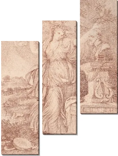 Картина Миссис Абингтон в роли Талии