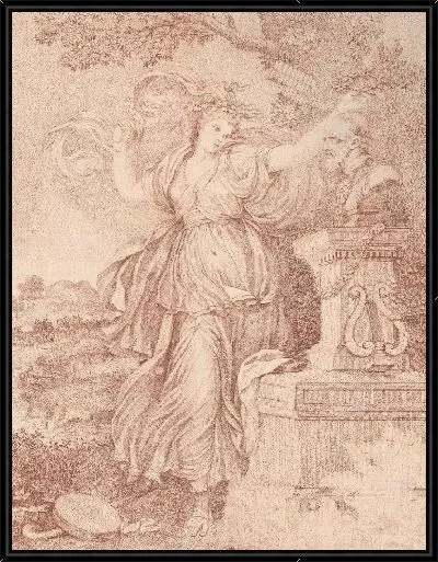 Картина Миссис Абингтон в роли Талии