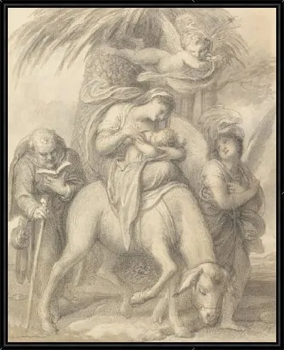 Картина Бегство в Египет