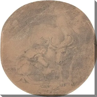 Миссис Косуэй в роли доярки