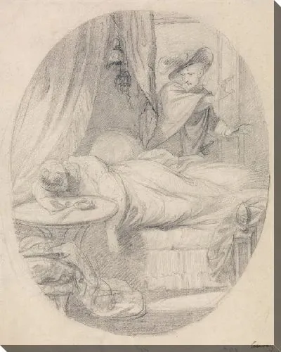 Картина Отелло и Дездемона, «Отелло», Акт V, Сцена II