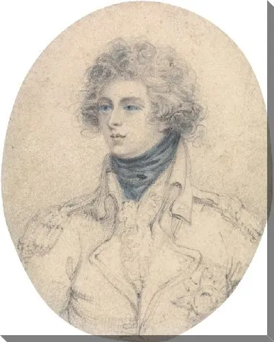 Картина Этюд для миниатюрного портрета члена королевской семьи