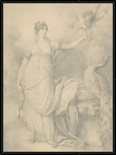 Картина Лавиния, графиня Спенсер в роли Юноны