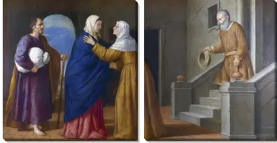 Модульная картина Посещение (The Visitation)