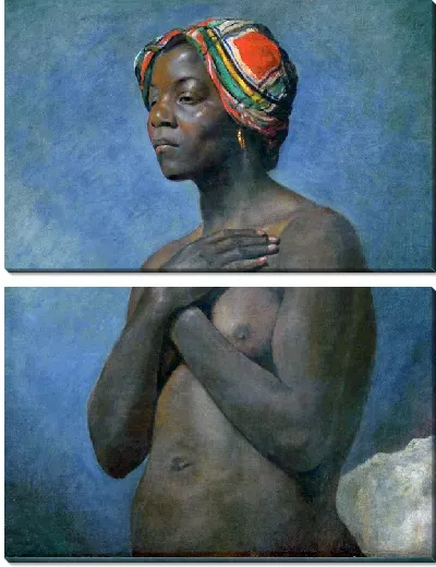 Модульная картина Негритянка (A Black Woman)
