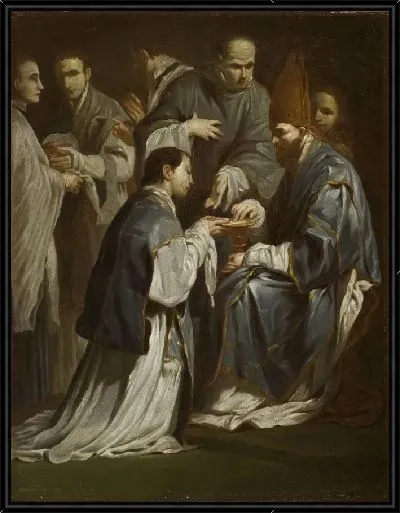 Картина Подготовка к Таинству рукоположения