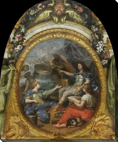 Картина Порядок, восстановленный в финансовых делах, 1662 г., Шарль Лебрен