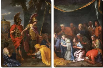 Царицы Персии у ног Александра, также называемого шатром Дария