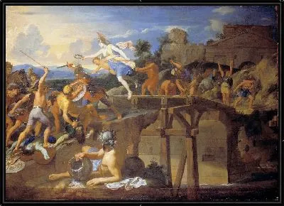 Гораций Кокл защищает мост