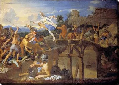 Гораций Кокл защищает мост