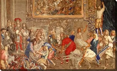 Визит Людовика XIV на мануфактуру гобеленов 15 октября 1667 года